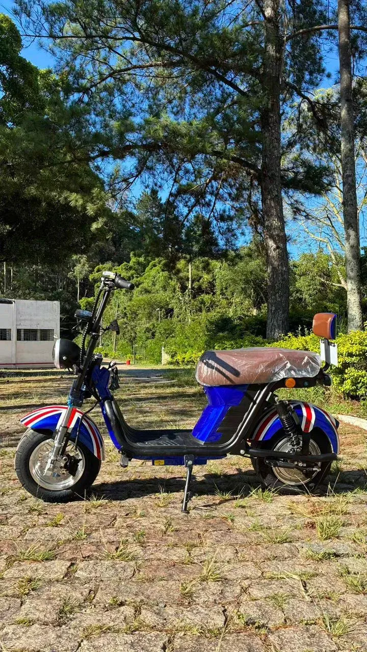 Moto Elétrica X13 — Painel e Guidão