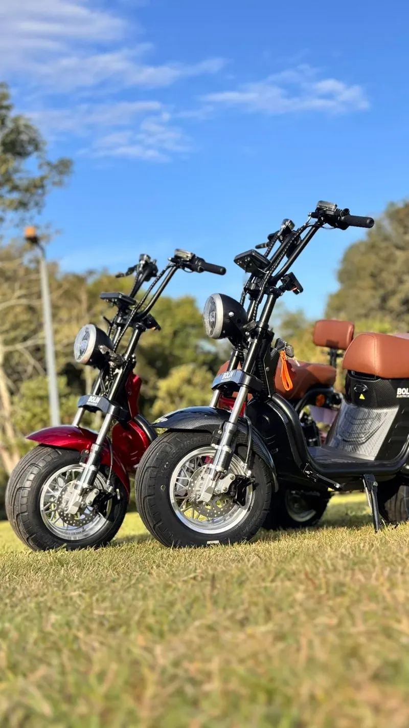 Moto Elétrica X13 — Suspensão e Freios