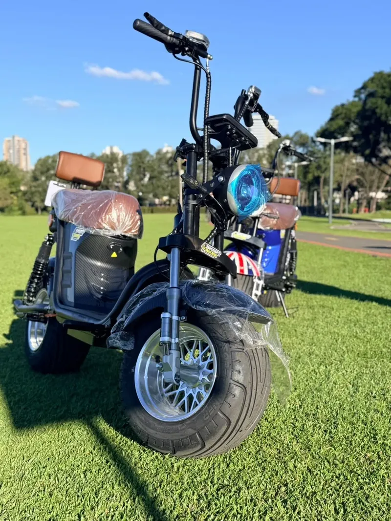 Moto Elétrica X13 — Vista Completa Lateral